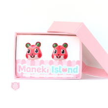 Load image into Gallery viewer, Animal Crossing Apple Stud Earrings
