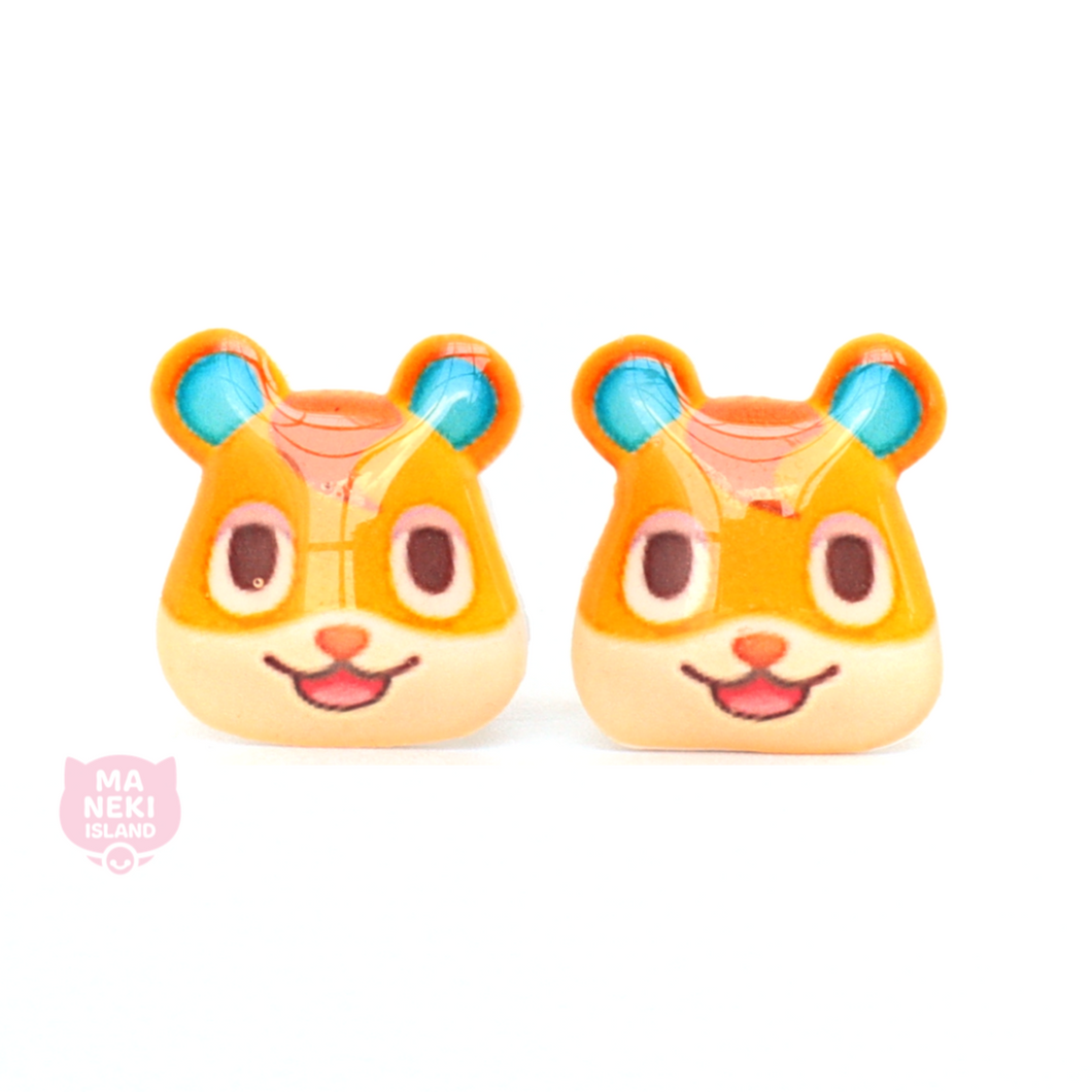 Animal Crossing Hamlet Stud Earrings