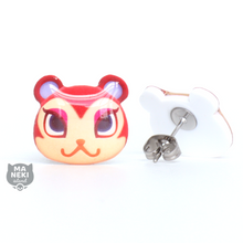 Load image into Gallery viewer, Animal Crossing Pecan Stud Earrings
