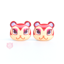 Load image into Gallery viewer, Animal Crossing Pecan Stud Earrings
