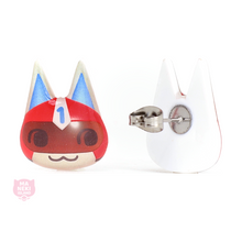 Load image into Gallery viewer, Animal Crossing Kid Cat Stud Earrings
