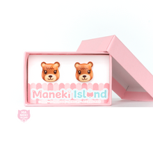 Load image into Gallery viewer, Animal Crossing Maple Stud Earrings
