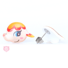 Load image into Gallery viewer, Animal Crossing Margie Stud Earrings
