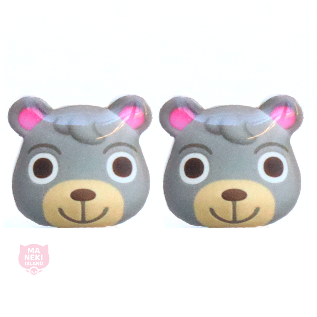 Animal Crossing Olive Stud Earrings