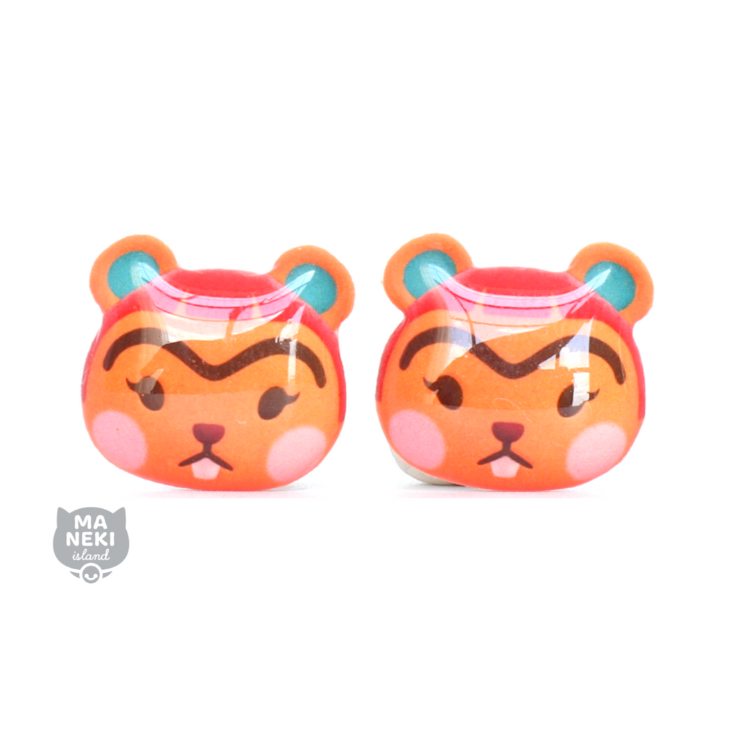 Animal Crossing Hazel Stud Earrings