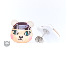 Load image into Gallery viewer, Animal Crossing Pekoe Stud Earrings
