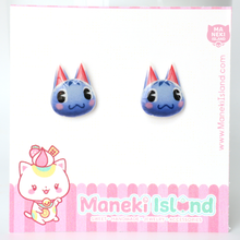 Load image into Gallery viewer, Animal Crossing Rosie Stud Earrings
