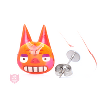 Load image into Gallery viewer, Animal Crossing Tabby Stud Earrings
