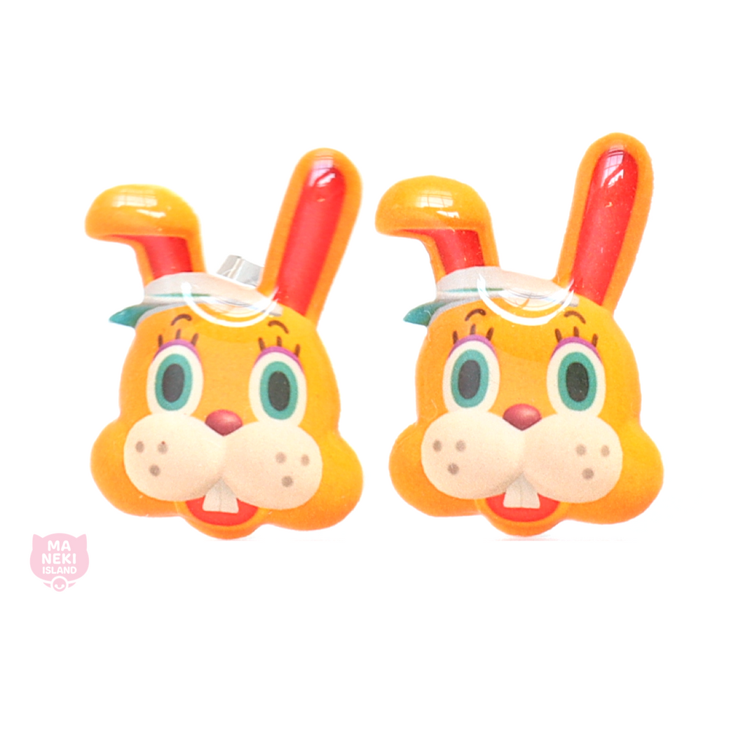 Animal Crossing Zipper T Stud Earrings