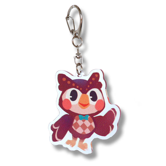 Animal Crossing Blathers Acrylic Keychain